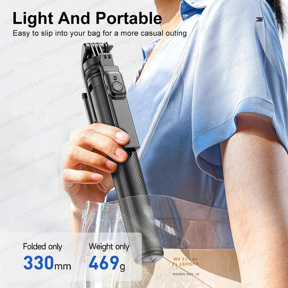 Tripod Stand with Wireless Bluetooth Remote