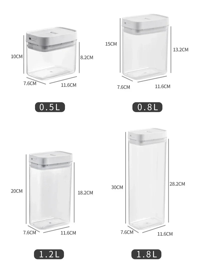 Transparent Pasta Storage Box