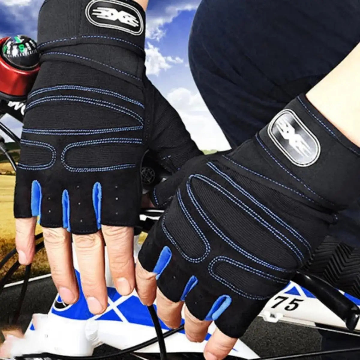 Weight Lifting Wristband Gloves