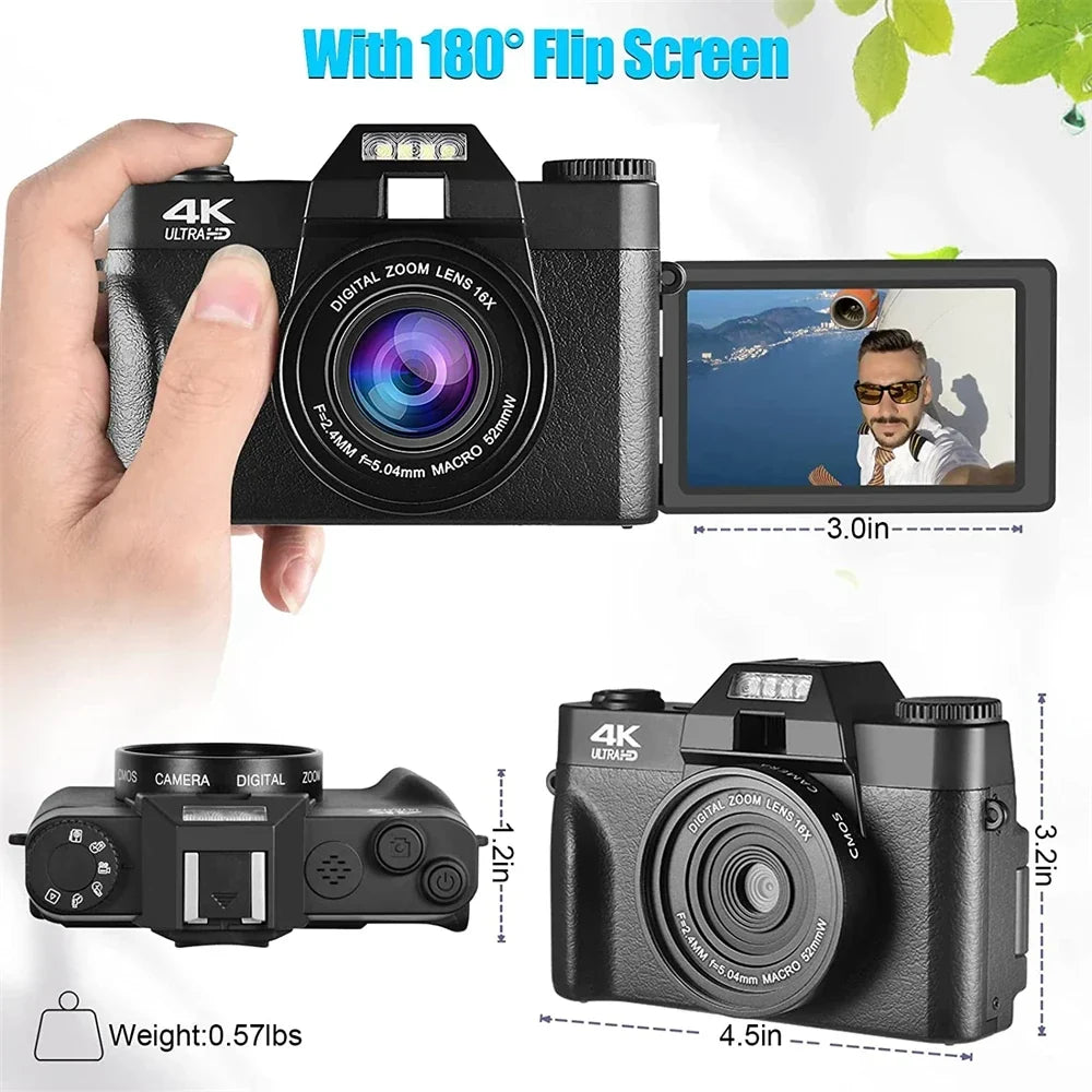 48MP Digital 4K Photography Camera