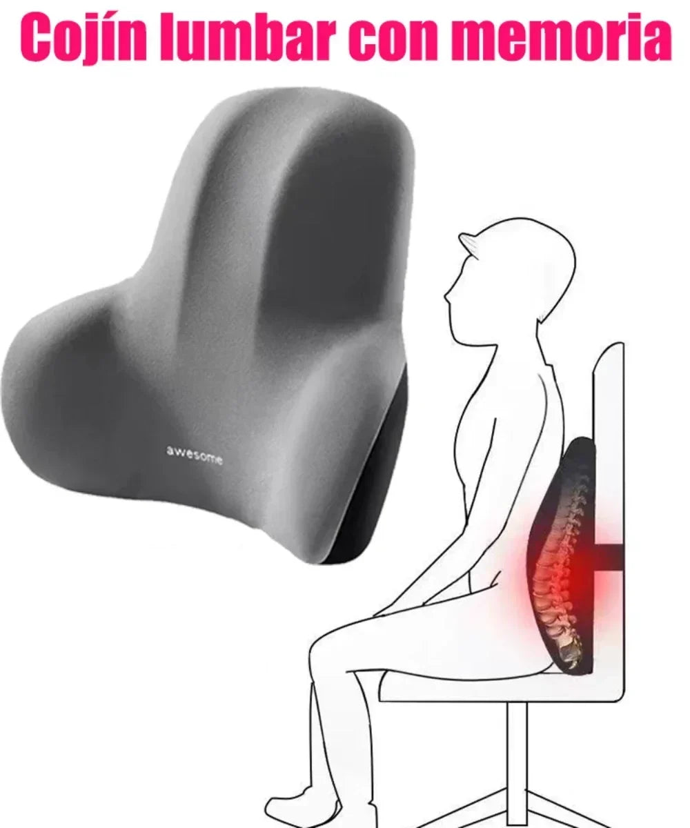 Memory Foam Lumbar Support Pillow