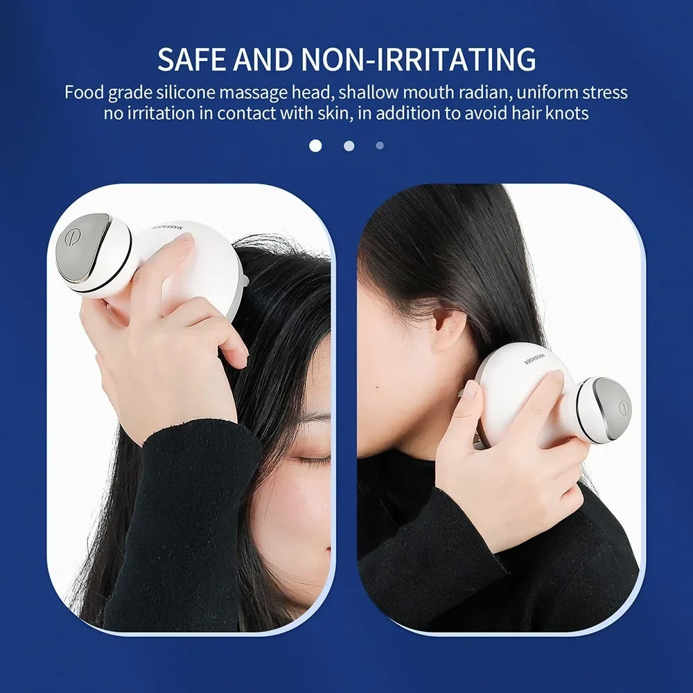 3D Waterproof Electric Head Massager