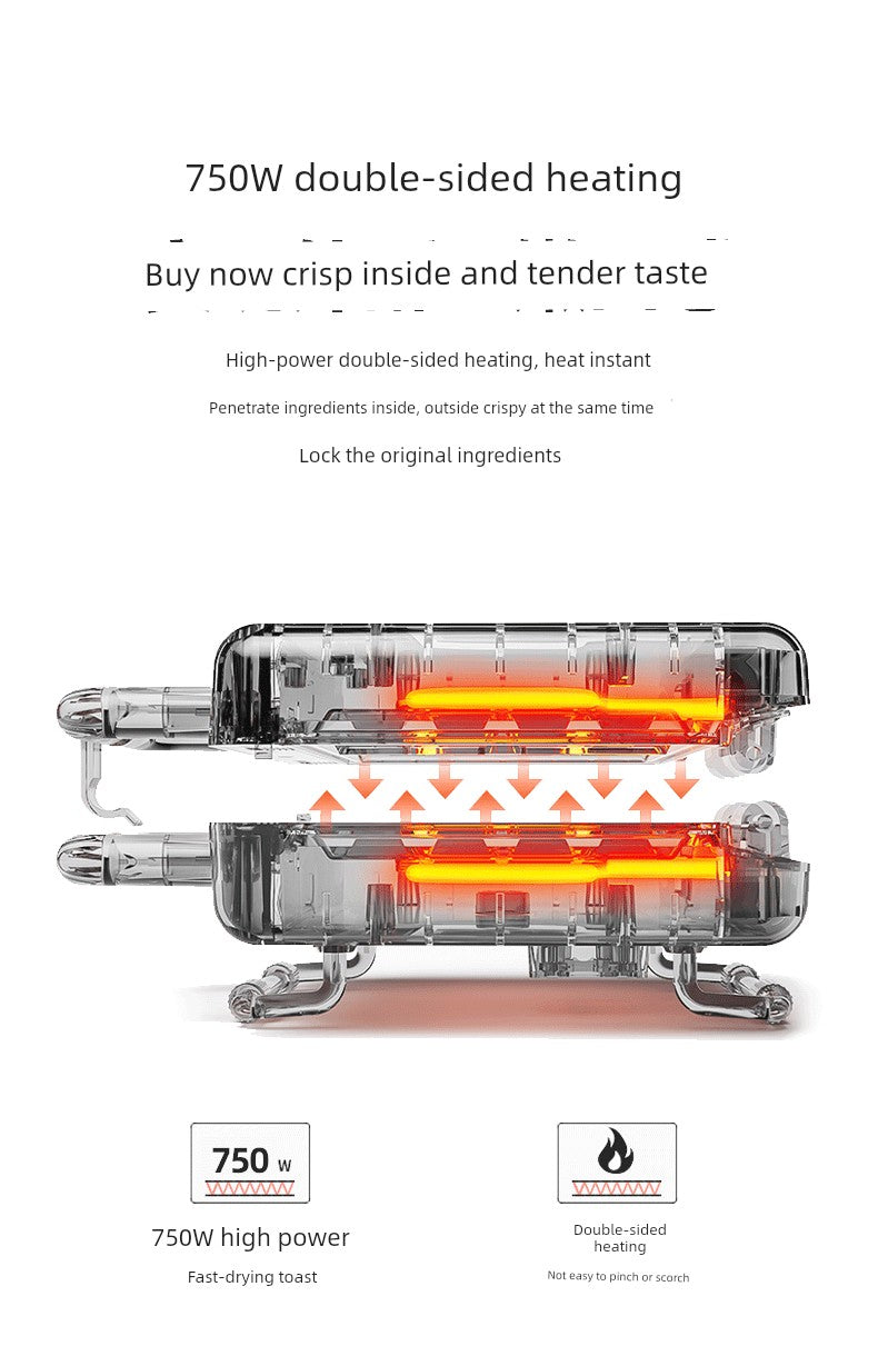 Panini Toast Breakfast Machine Sandwich