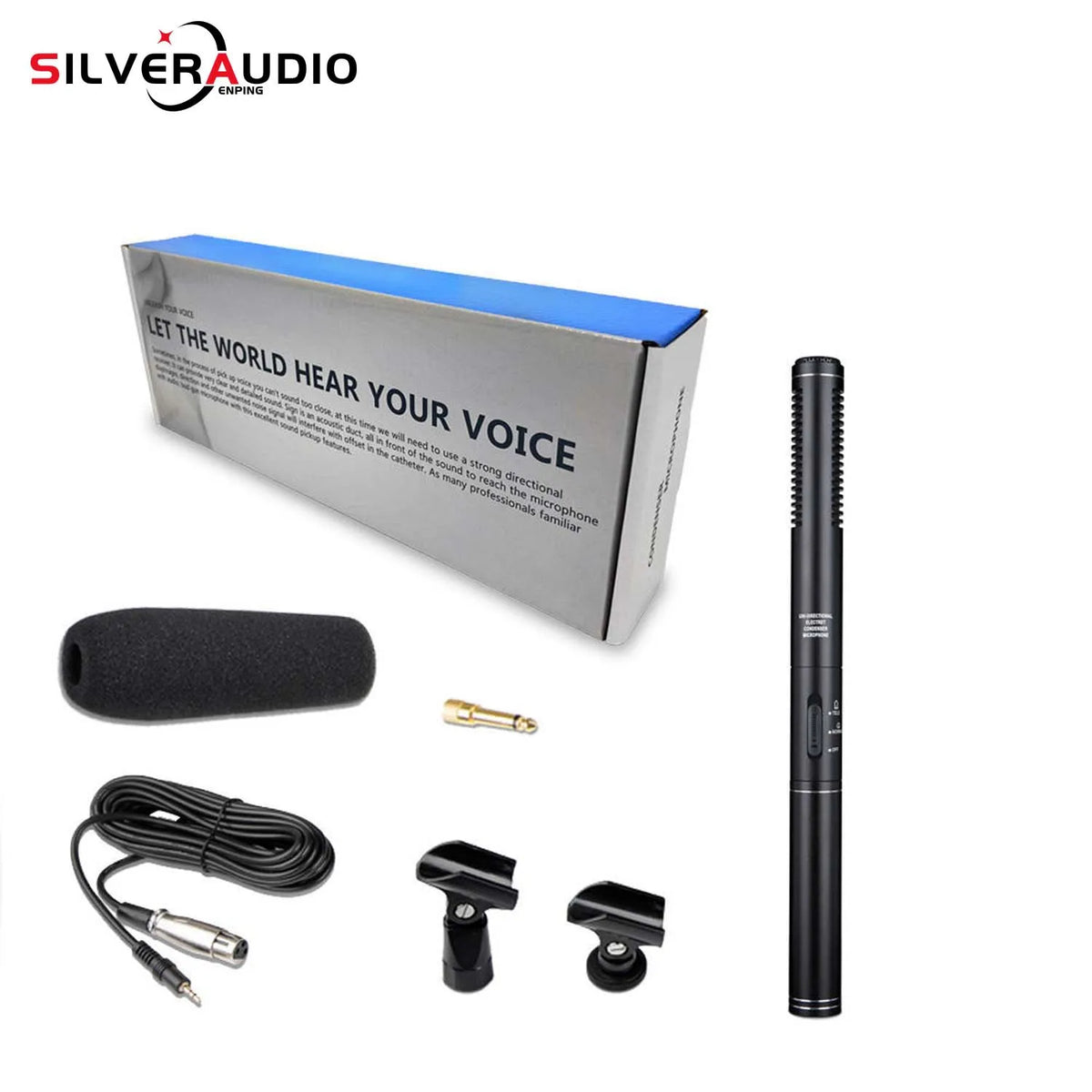 GAM-CF01 Unidirectional Handheld Interview Shotgun Microphone