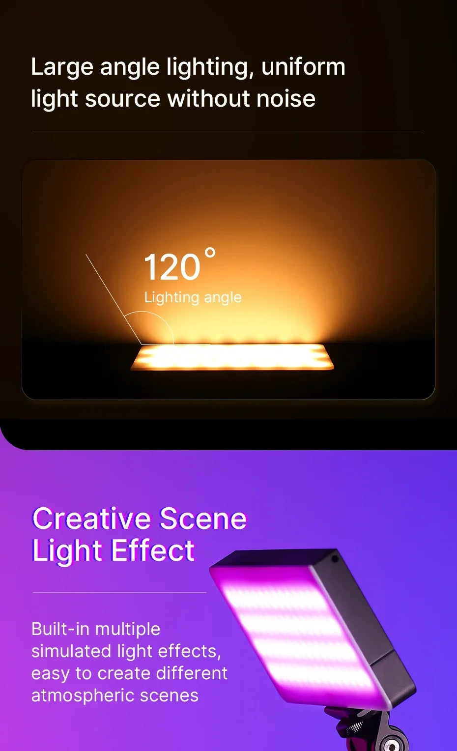 Ulanzi LT002 7" RGB Pocket Fill Light