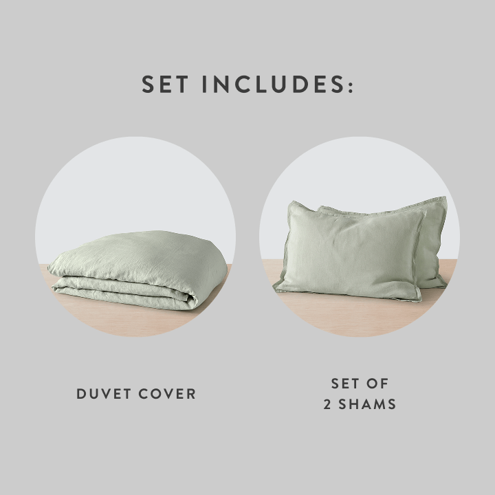 Stonewashed Linen Duvet Cover