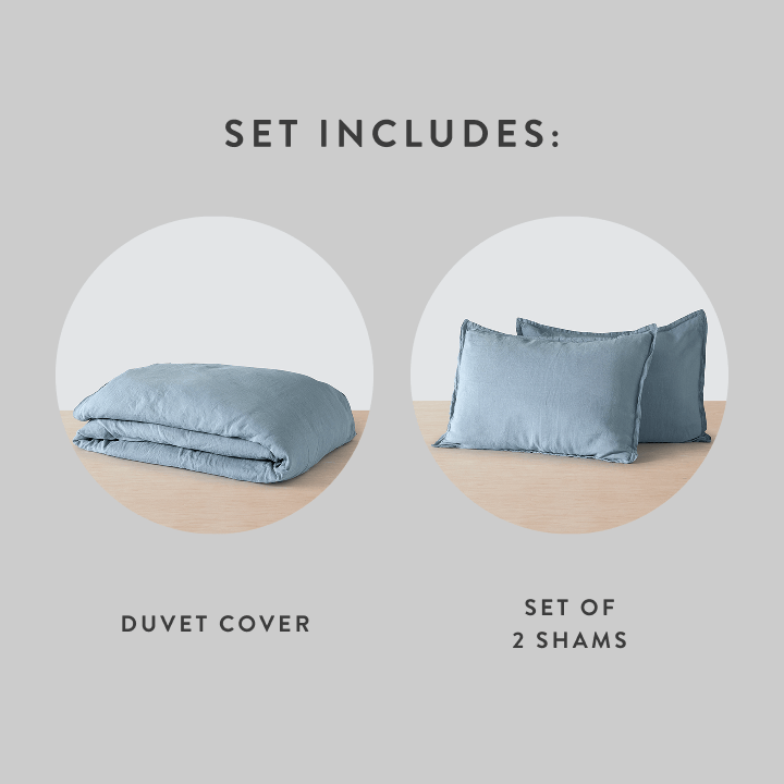 Stonewashed Linen Duvet Cover