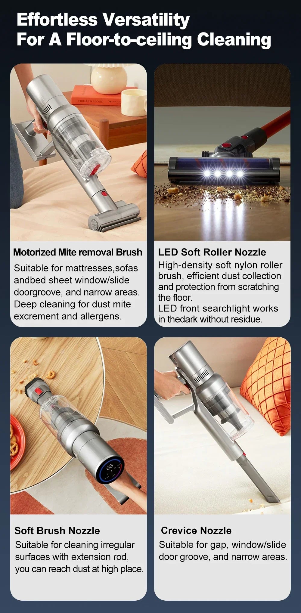 Cordless Handheld Vacuum Cleaner 27000PA
