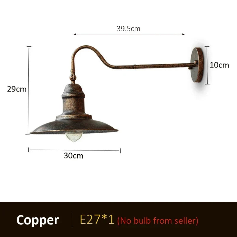 American Industrial Wall Lamp