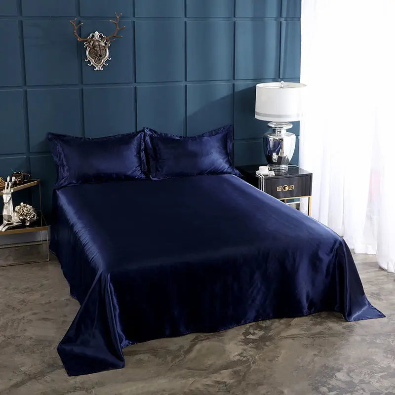 Luxury Rayon Satin Bedsheet Set