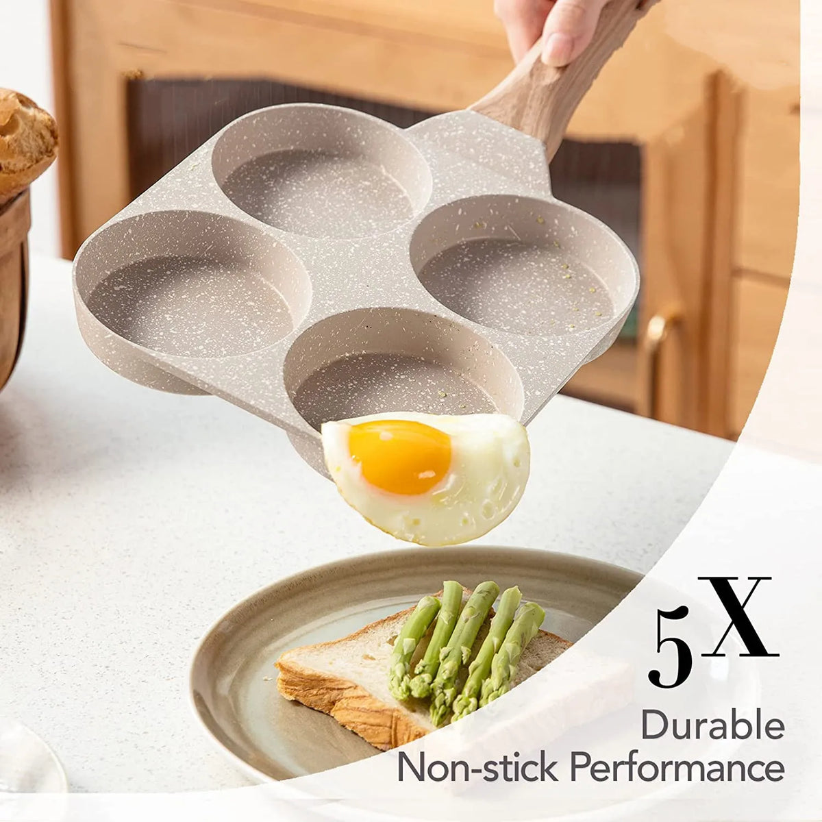Four-Hole Egg Pancake Frying Pan