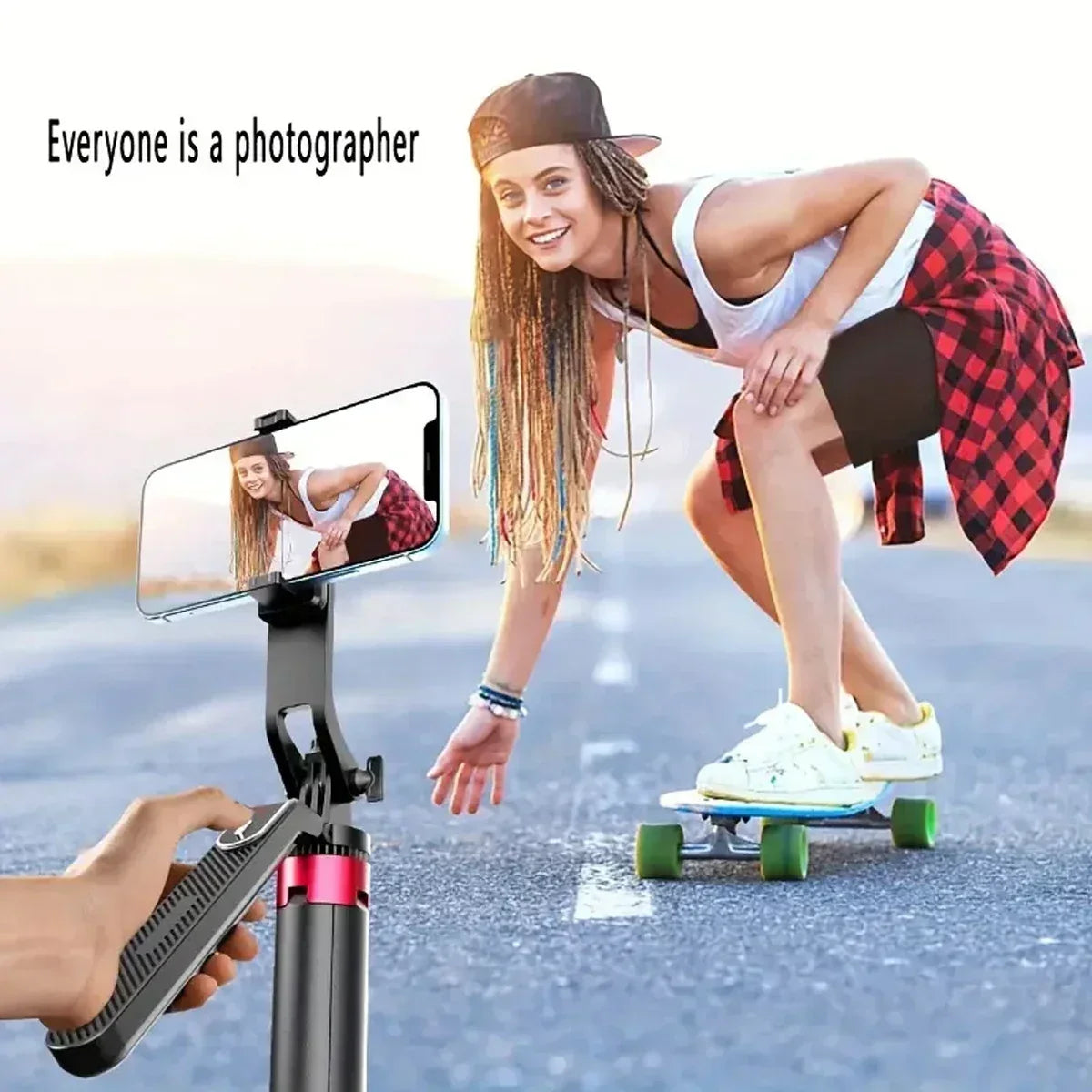 Portable Camera Tripod with Wireless Remote