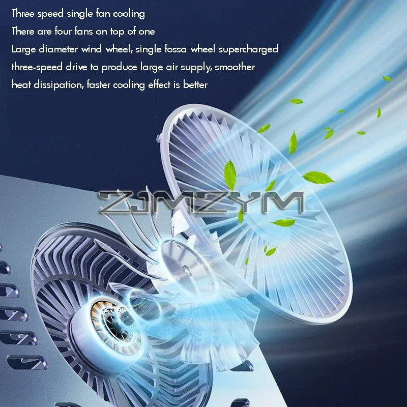 Aluminum Laptop Stand with Cooling Fan