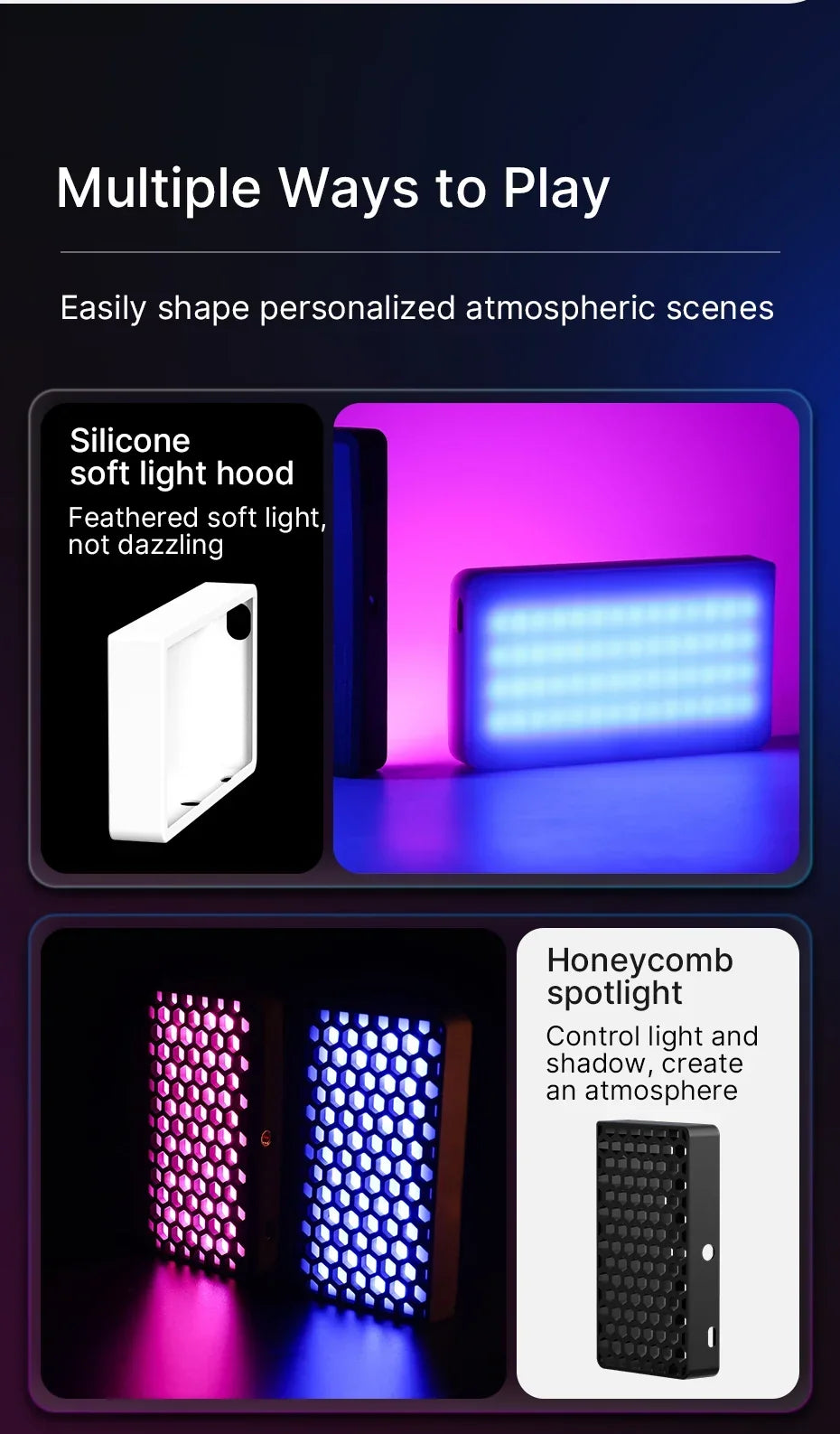 Ulanzi LT002 7" RGB Pocket Fill Light