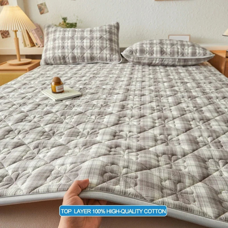 Super Comfort Mattress Protector – 100% Cotton Top Layer