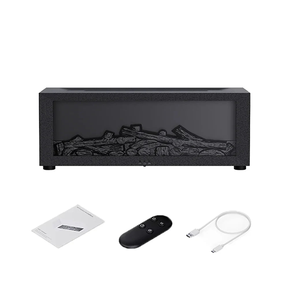 Flame Air Humidifier Essential Oil Diffuser