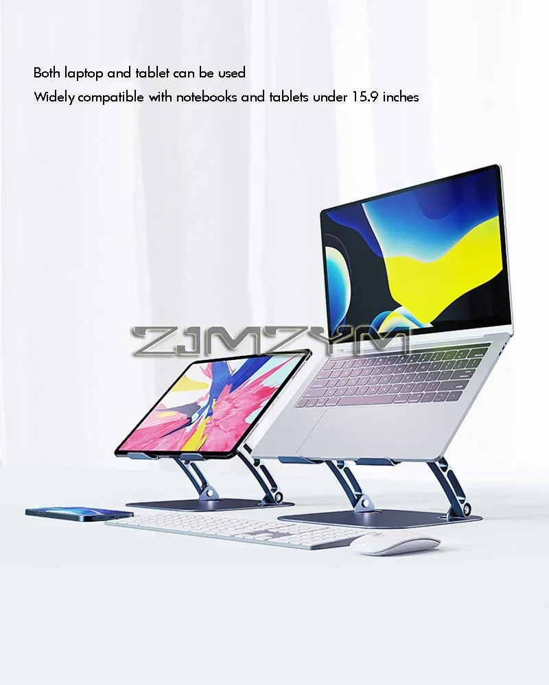 Aluminum Laptop Stand with Cooling Fan