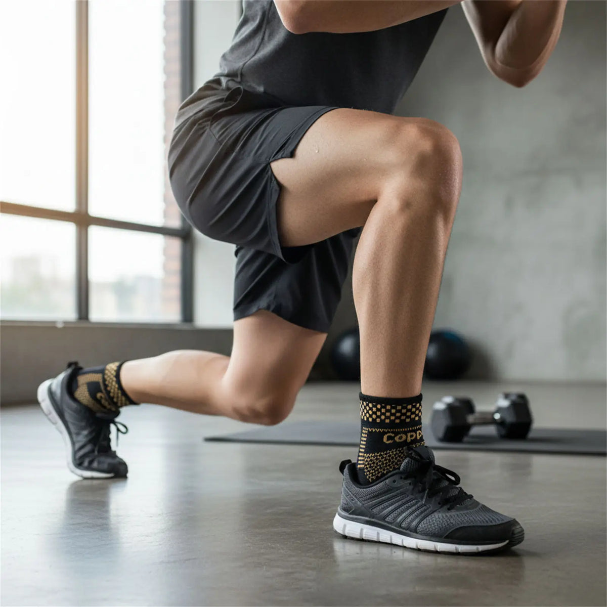 Copper Ankle Compression Sleeve