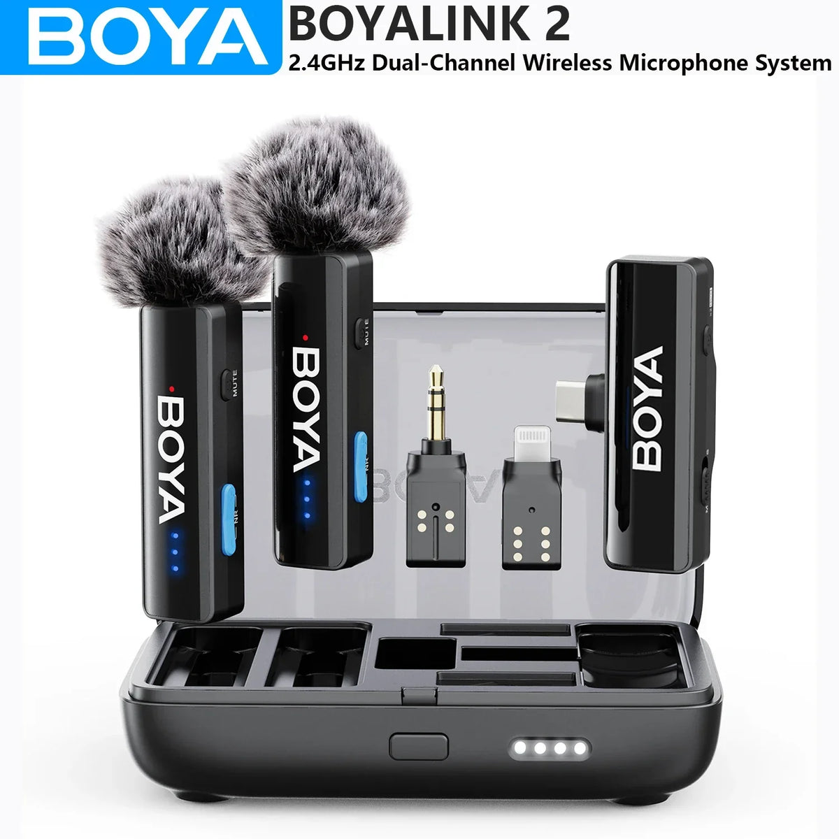 BOYA BOYALINK 2 Wireless Lavalier Microphone