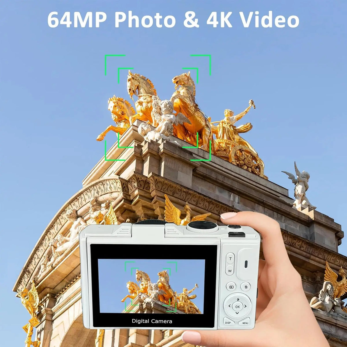 18X Zoom 4K Digital Camera