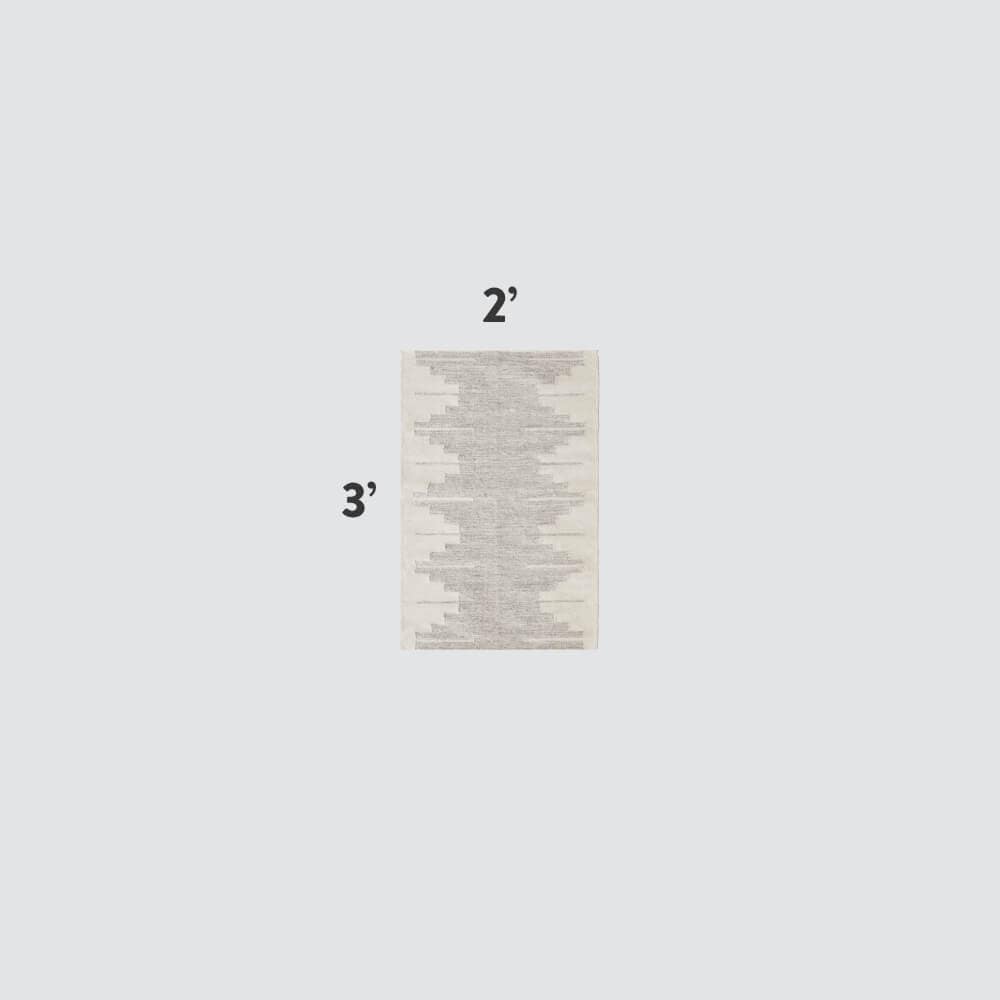 La Cima Handwoven Accent Rug - Grey