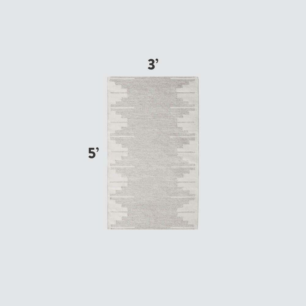 La Cima Handwoven Accent Rug - Grey