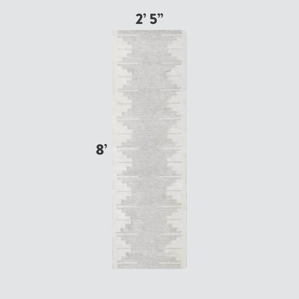 La Cima Handwoven Accent Rug - Grey