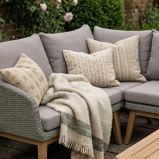 Sol 5 Seater Corner Lounge Set with Square Coffee Table