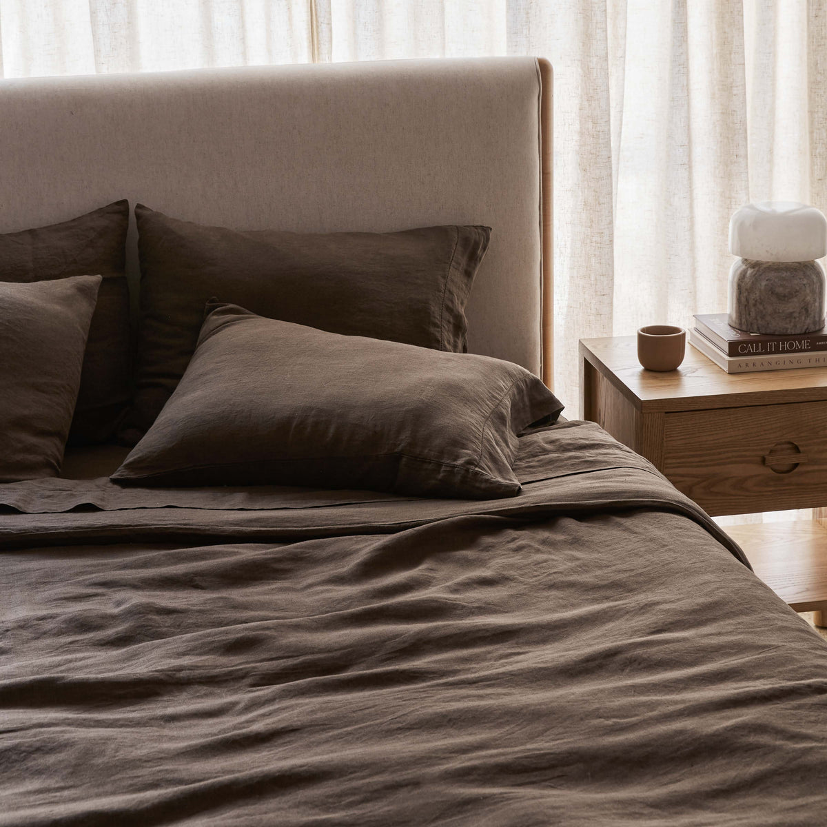 Stonewashed Linen Duvet Cover
