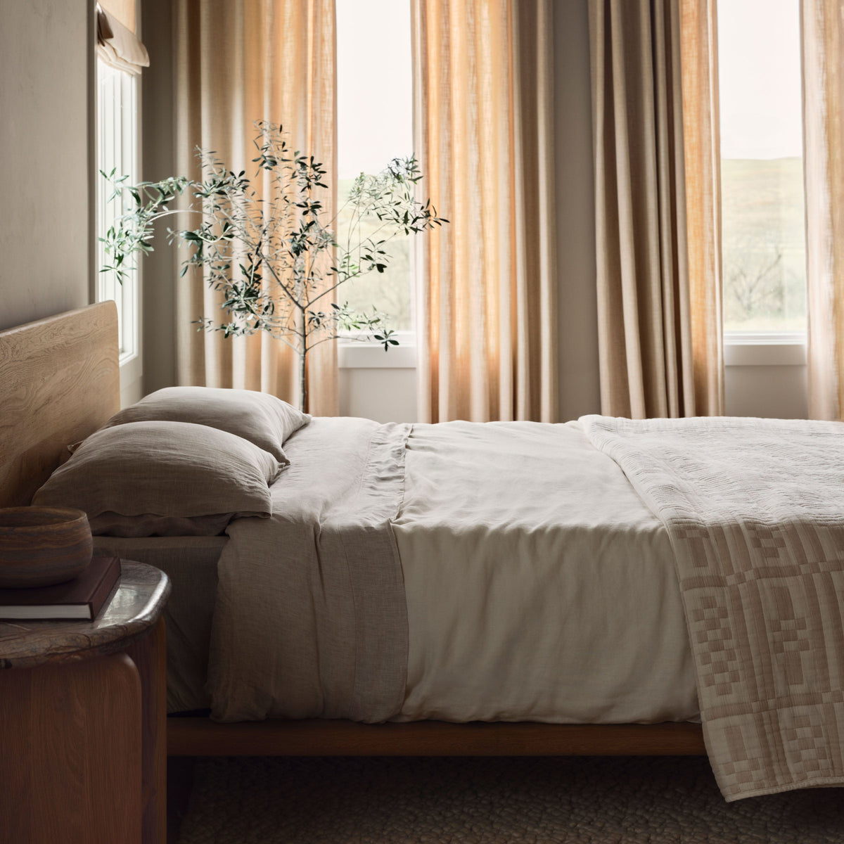 Stonewashed Linen Duvet Cover