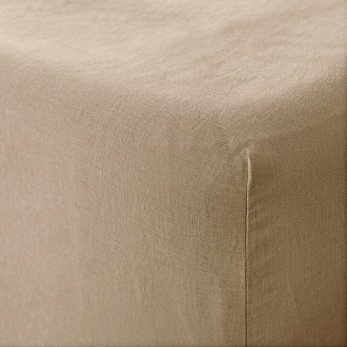 Stonewashed Linen Fitted Sheet