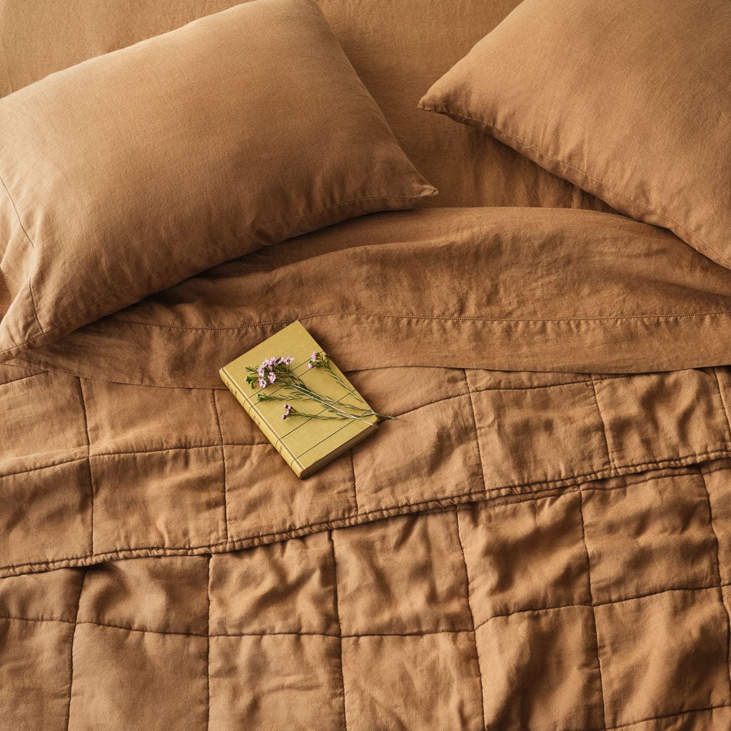 QA | Stonewashed Linen Quilt