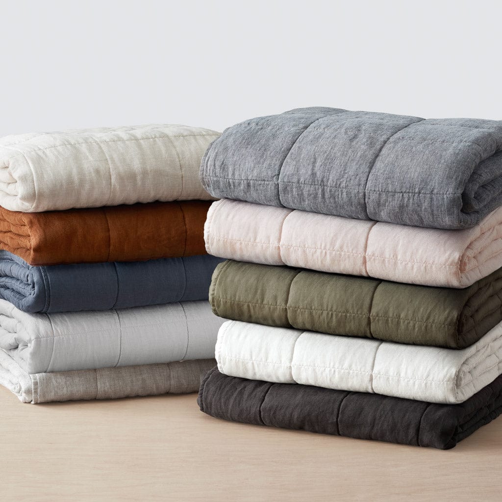 QA | Stonewashed Linen Quilt