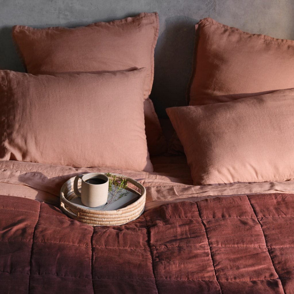QA | Stonewashed Linen Quilt