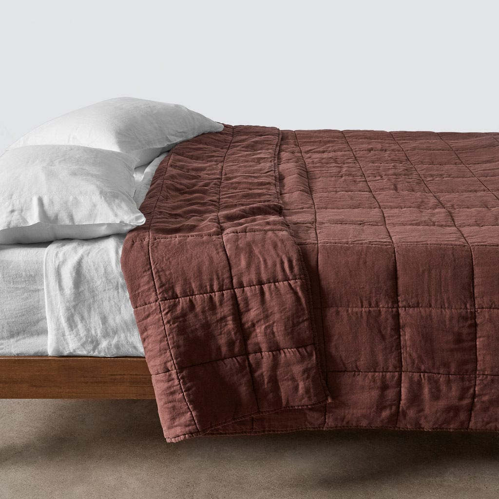 QA | Stonewashed Linen Quilt