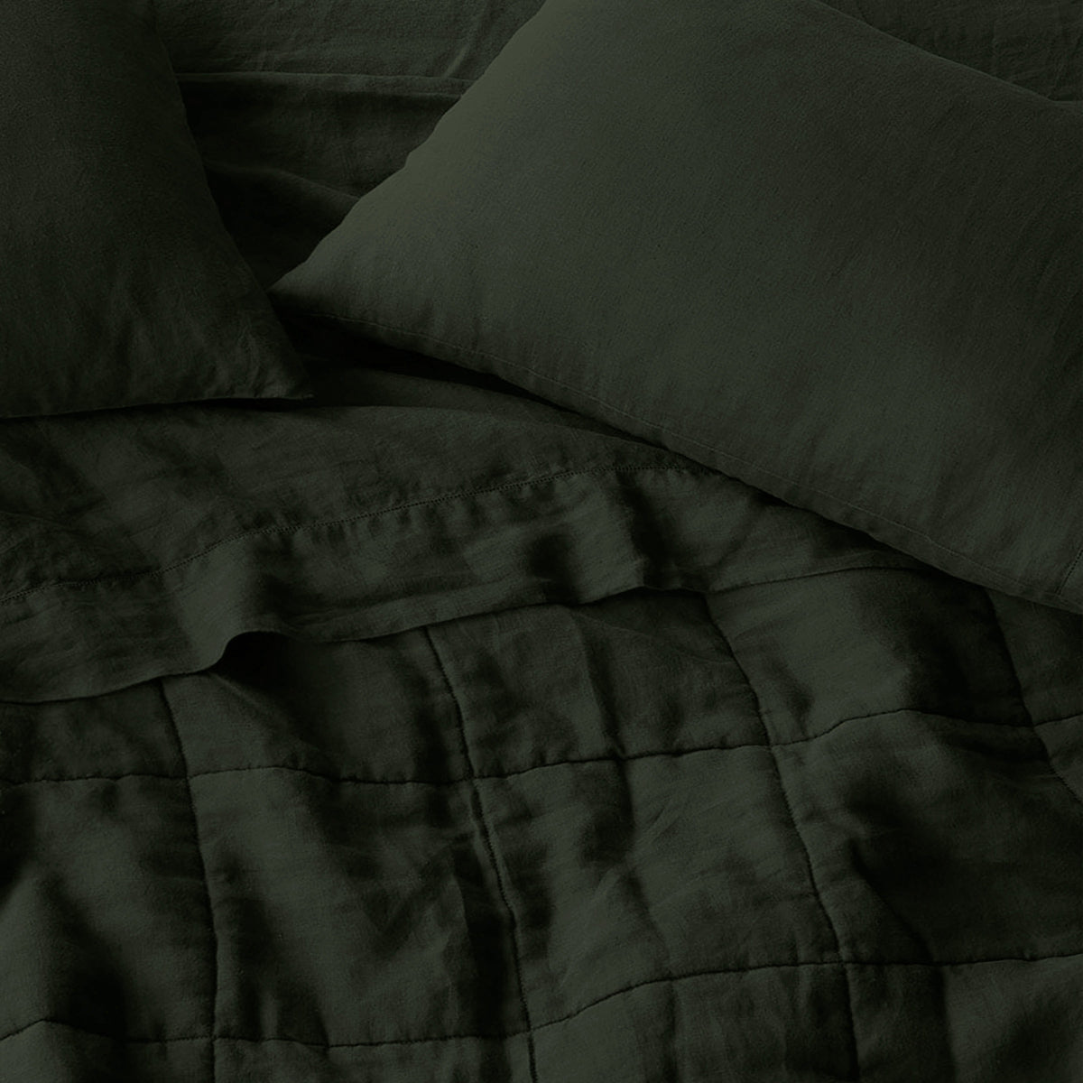 Stonewashed Linen Quilt