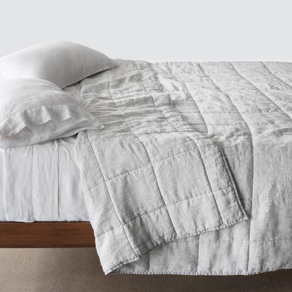 QA | Stonewashed Linen Quilt