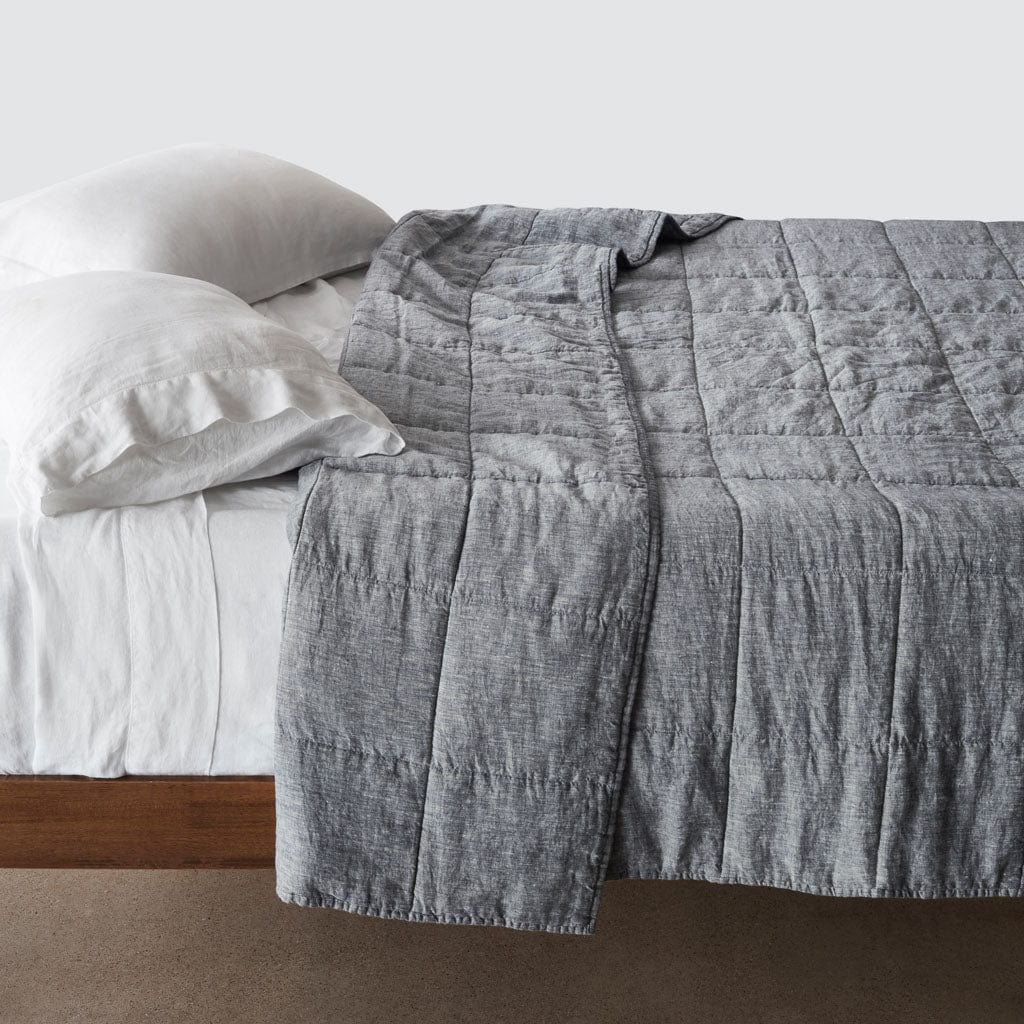 QA | Stonewashed Linen Quilt