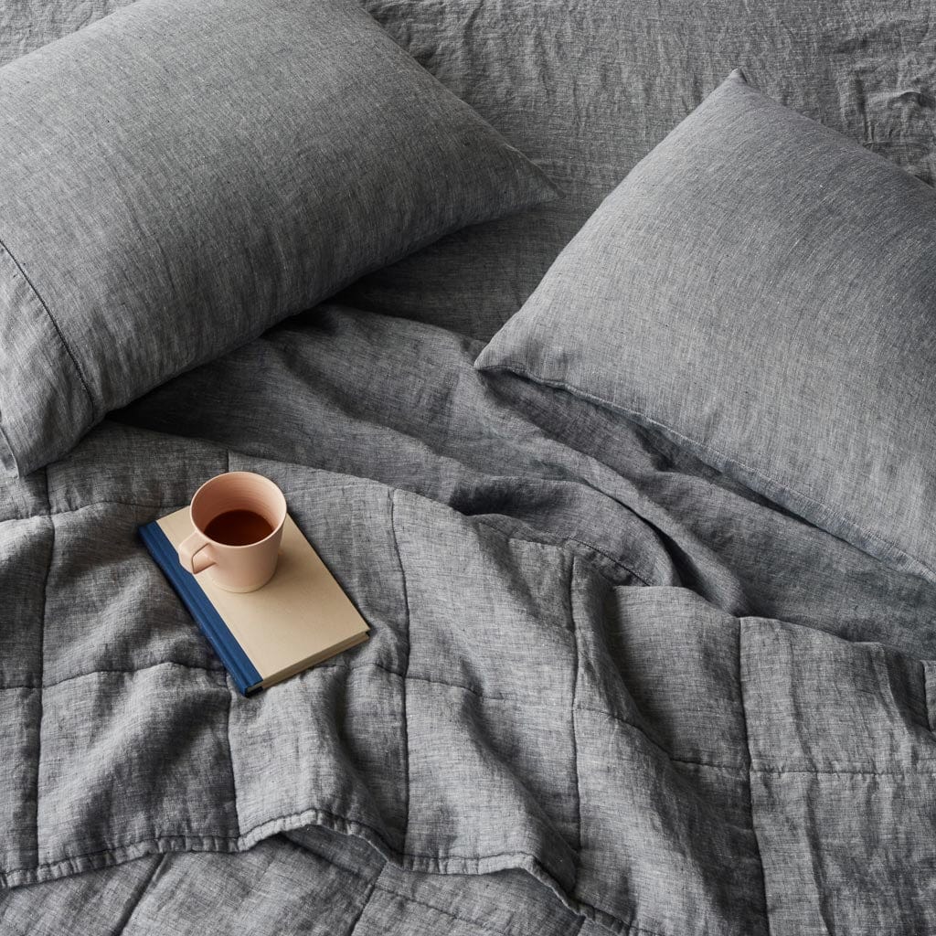 QA | Stonewashed Linen Quilt