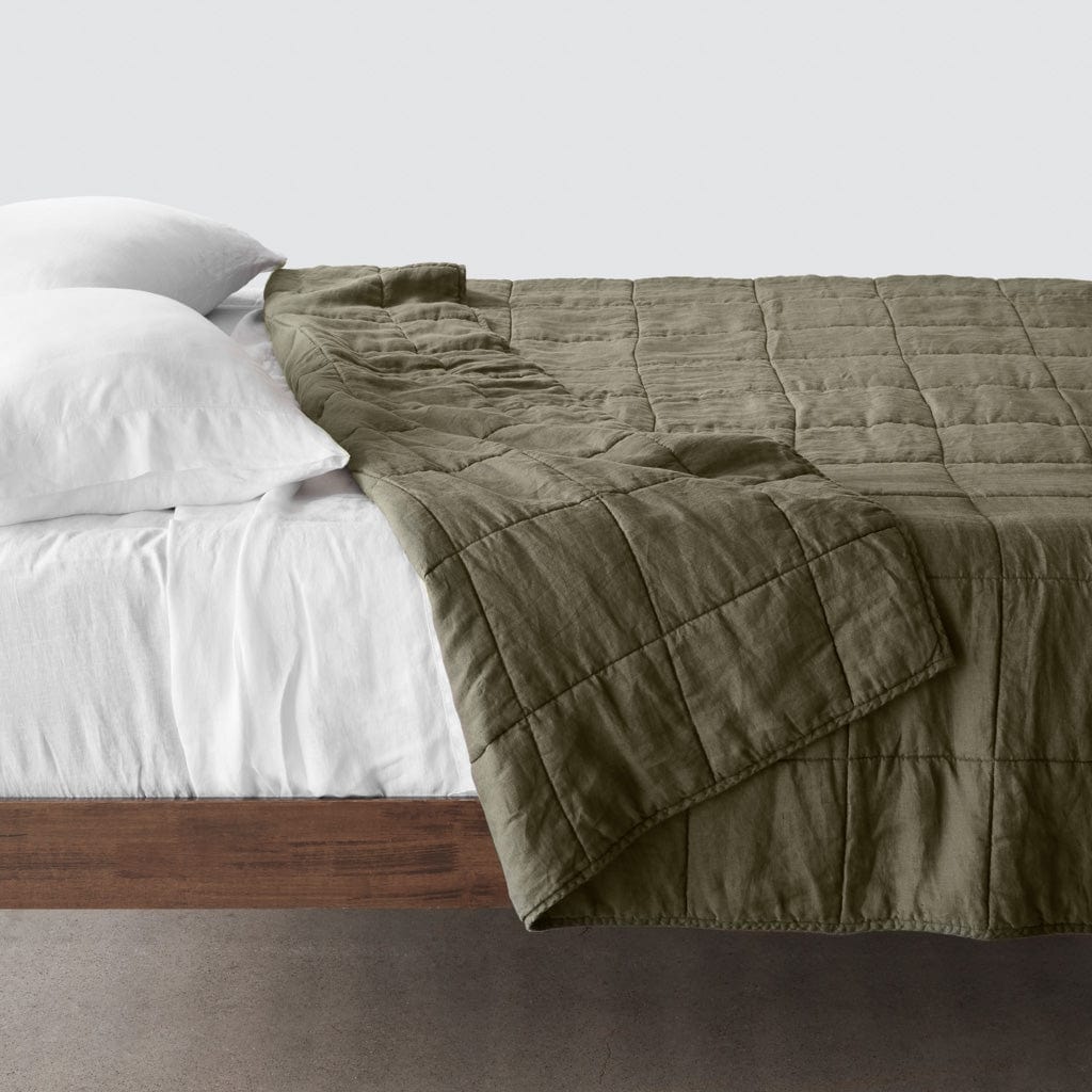 QA | Stonewashed Linen Quilt