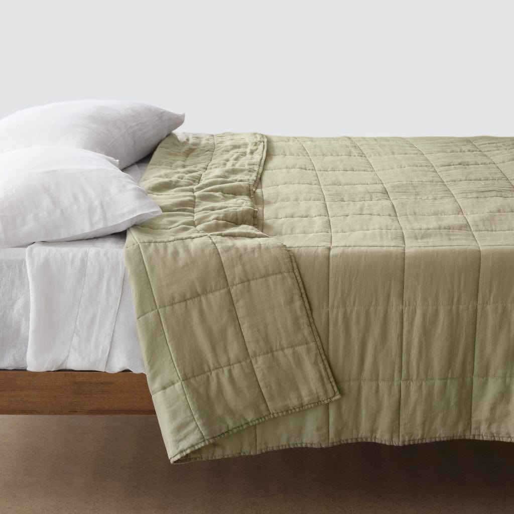QA | Stonewashed Linen Quilt