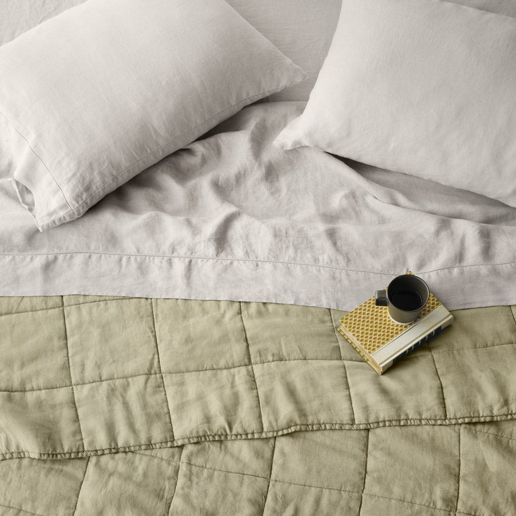 QA | Stonewashed Linen Quilt