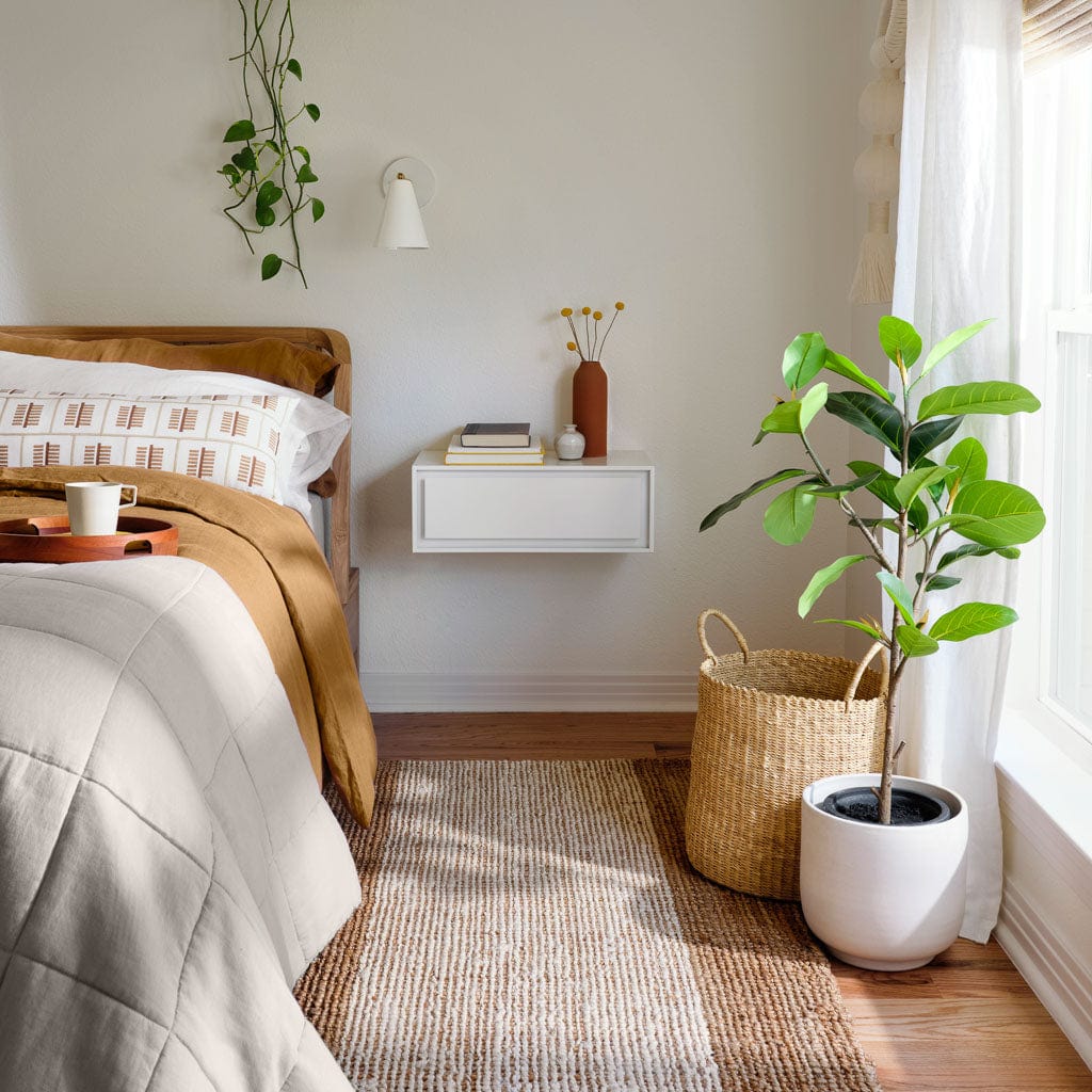 QA | Stonewashed Linen Quilt