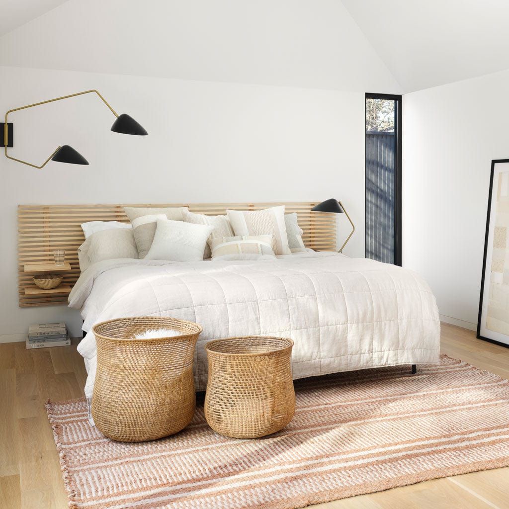 QA | Stonewashed Linen Quilt