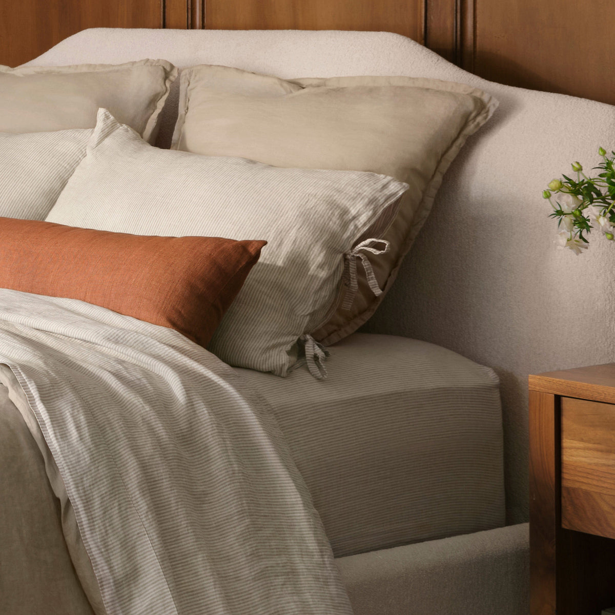 Stonewashed Linen Sheet Set