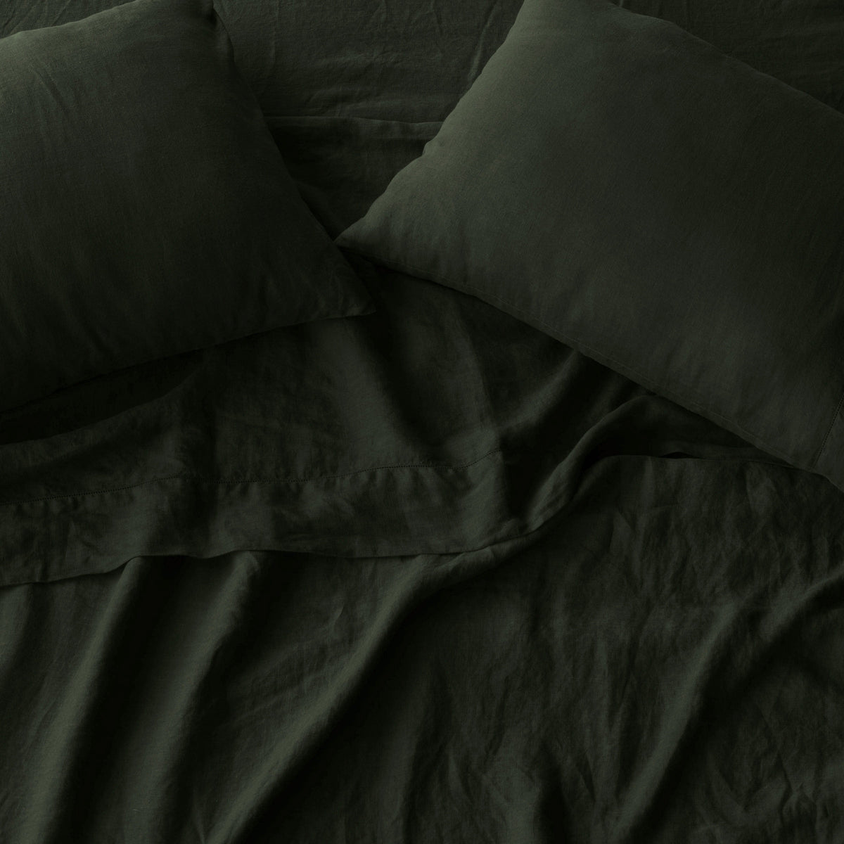 Stonewashed Linen Sheet Set