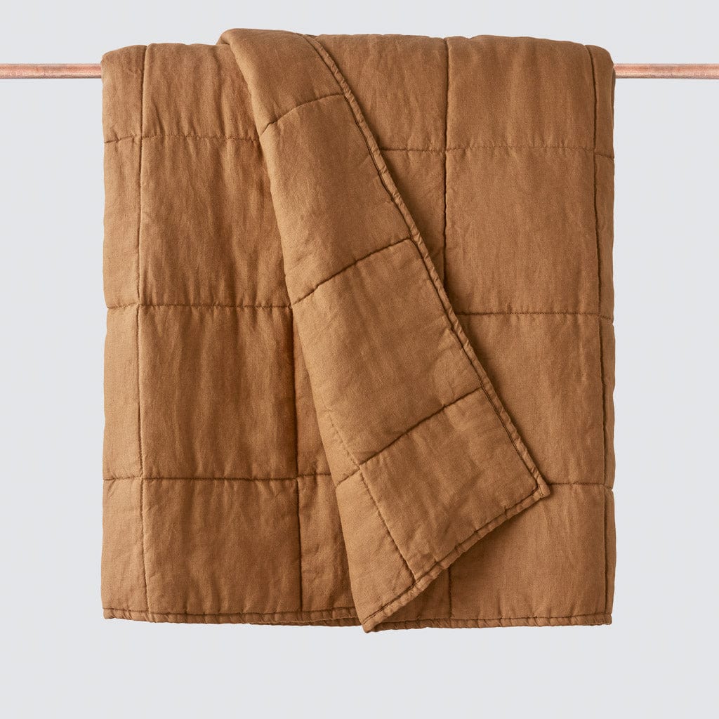 QA | Stonewashed Linen Quilt