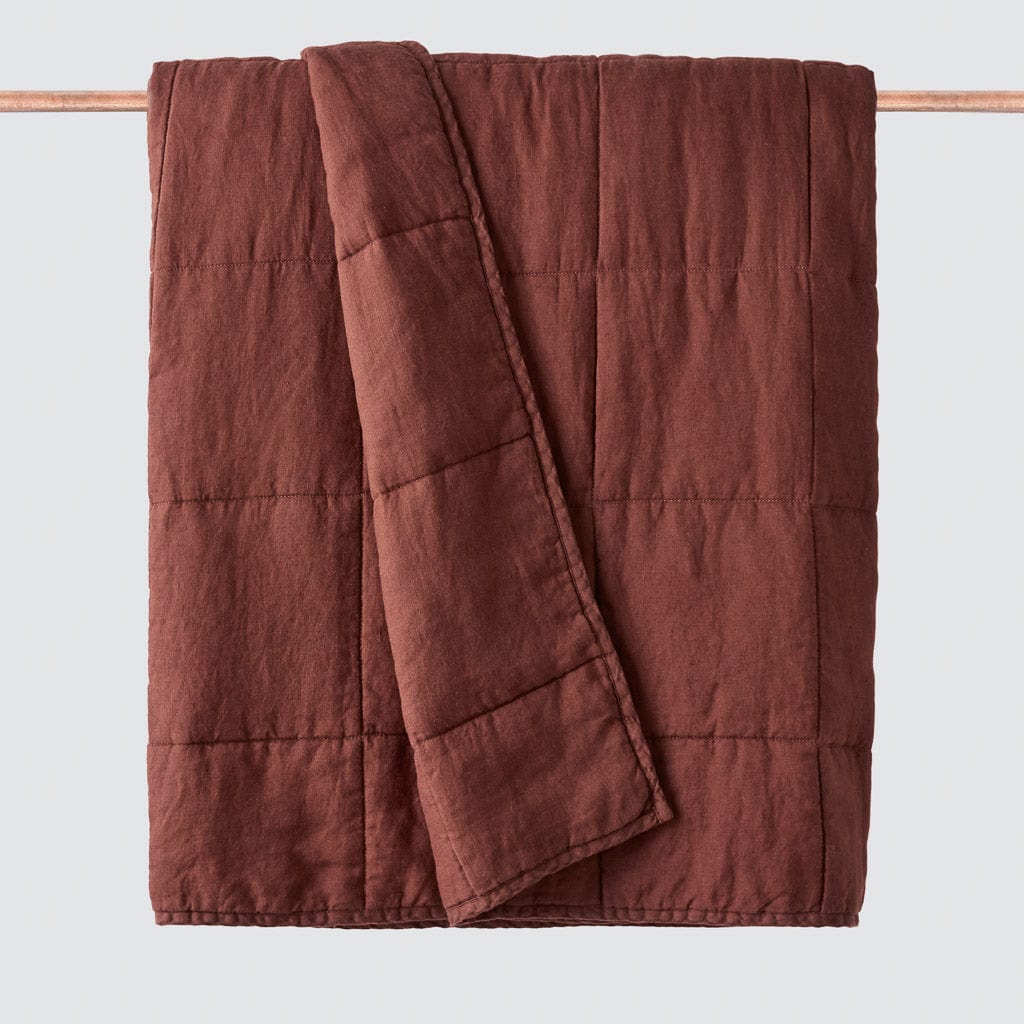 QA | Stonewashed Linen Quilt