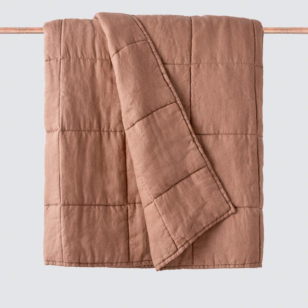 QA | Stonewashed Linen Quilt