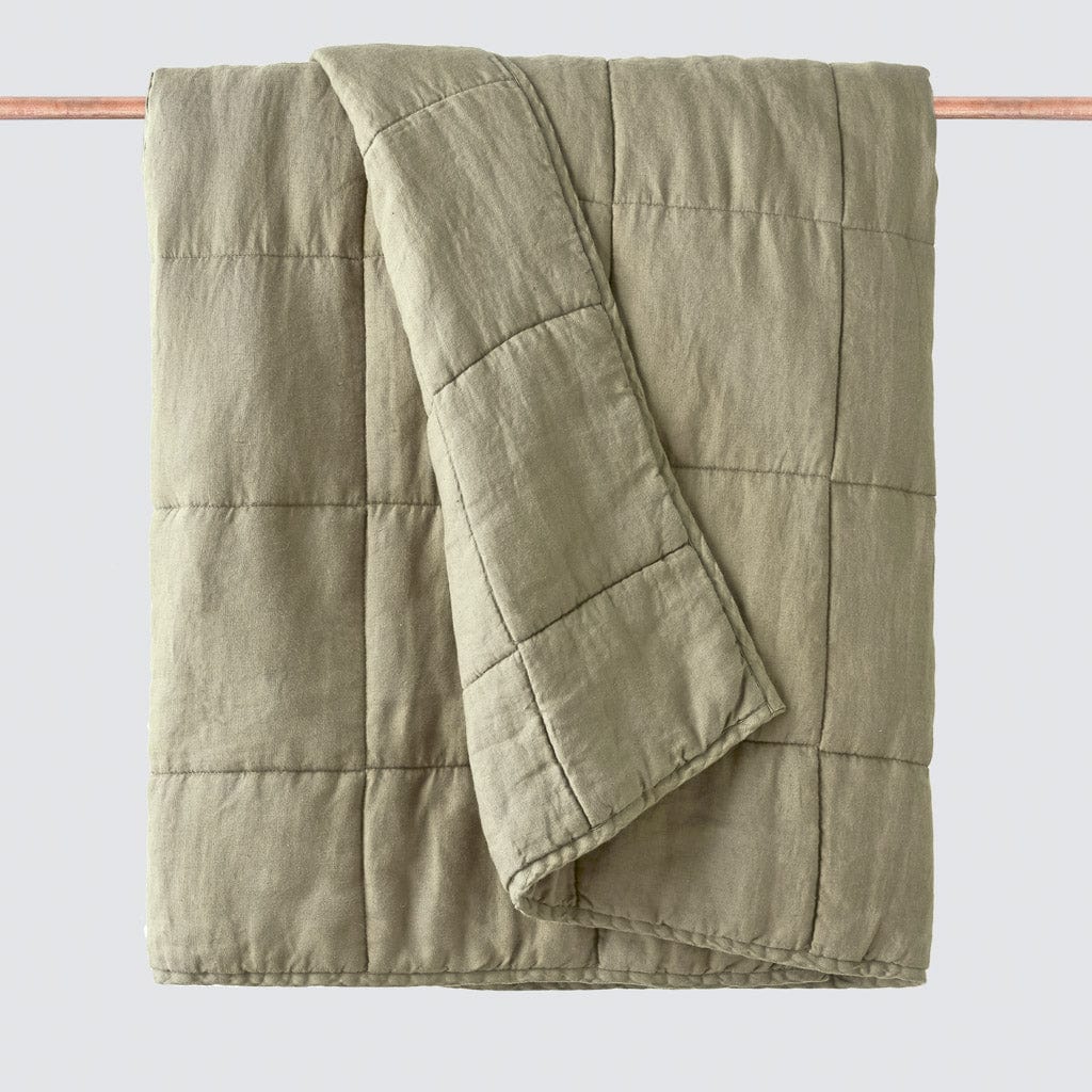 QA | Stonewashed Linen Quilt
